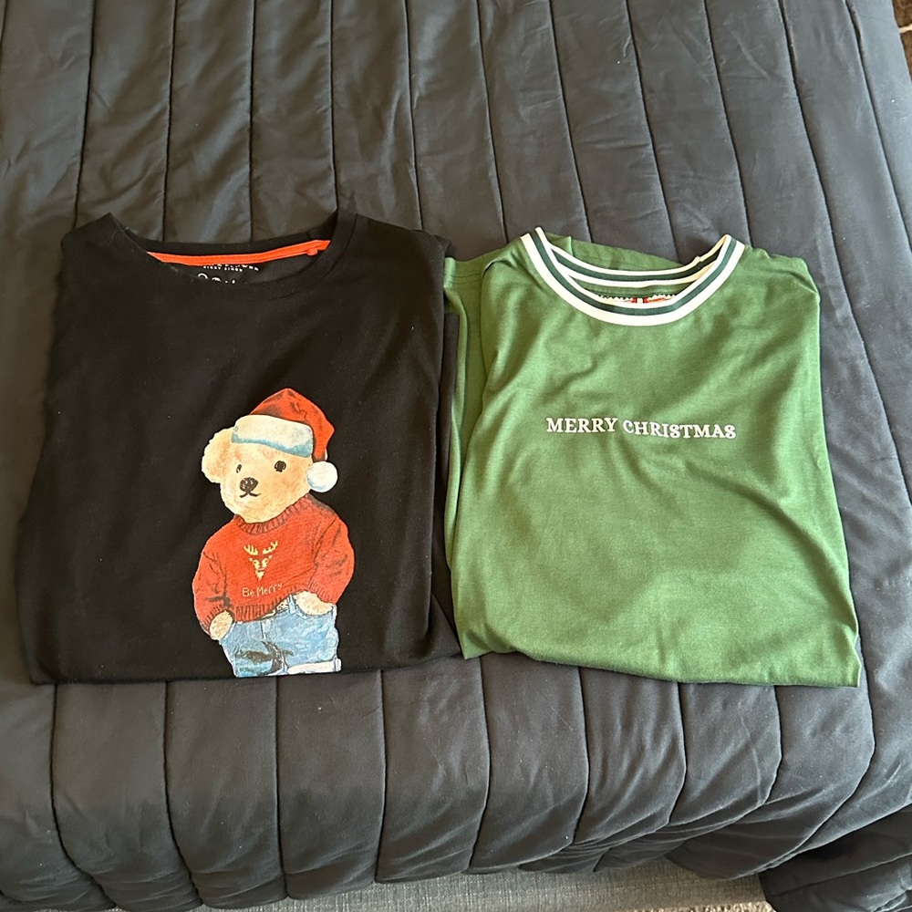 Bundle Merry Christmas & bear shirt